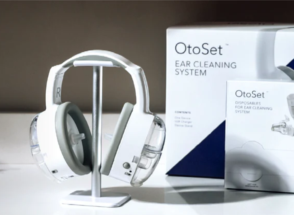 The OtoSet Ear Wax Cleaning System by @safkanhealth was demonstrated i